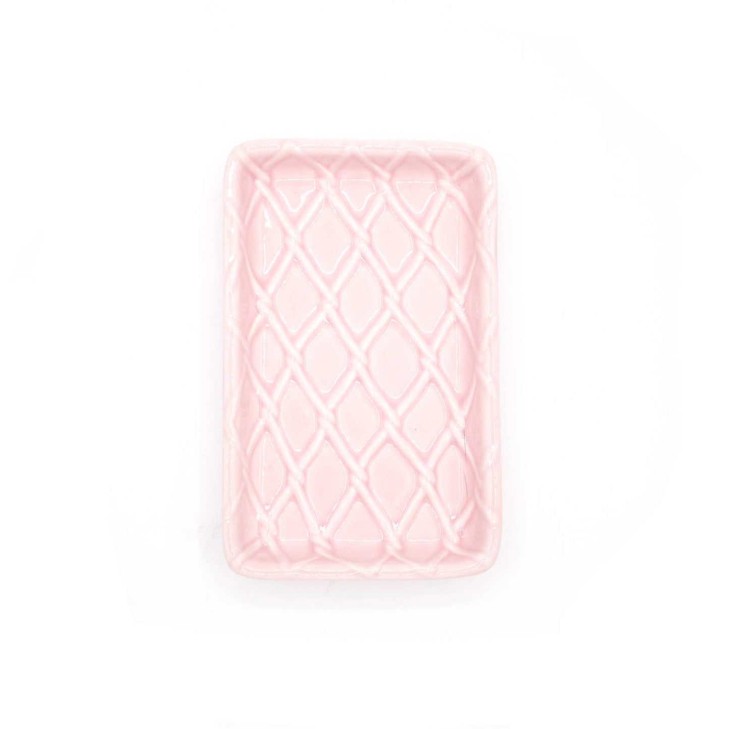 8 Oak Lane - Pink Textured Soap Dish
