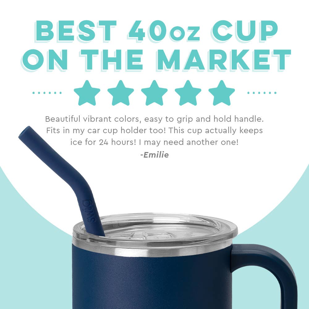 Navy Mega Mug (40oz)
