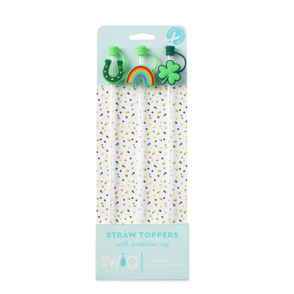 Swig Life - St. Patrick's Day Straw Topper Set