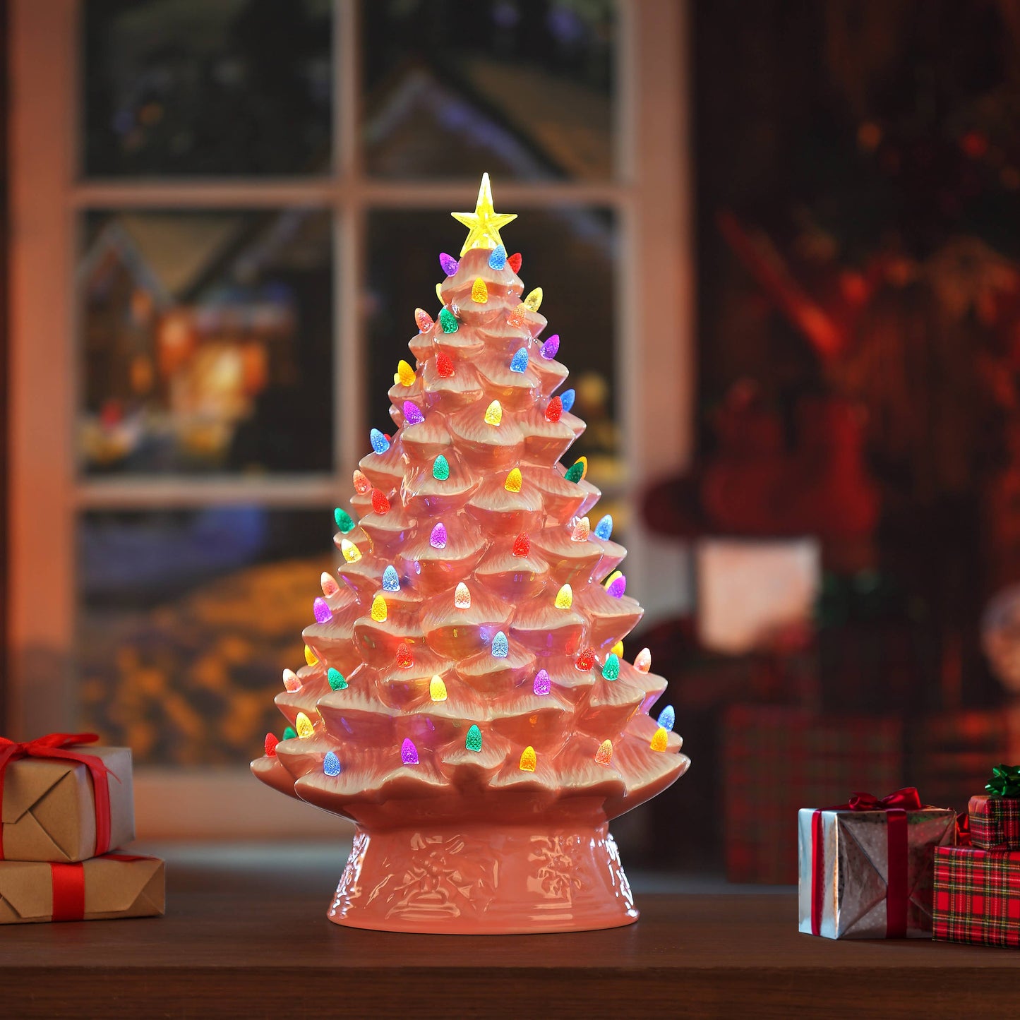 18" Nostalgic Tree - Pink