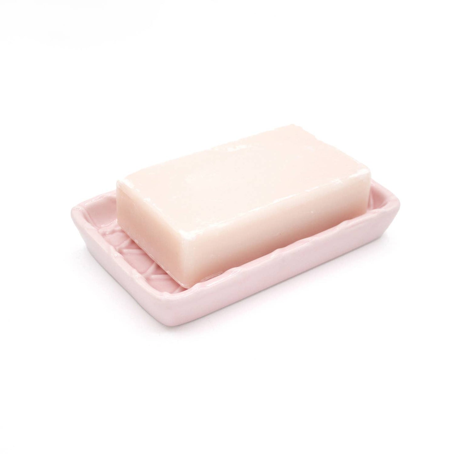 8 Oak Lane - Pink Textured Soap Dish
