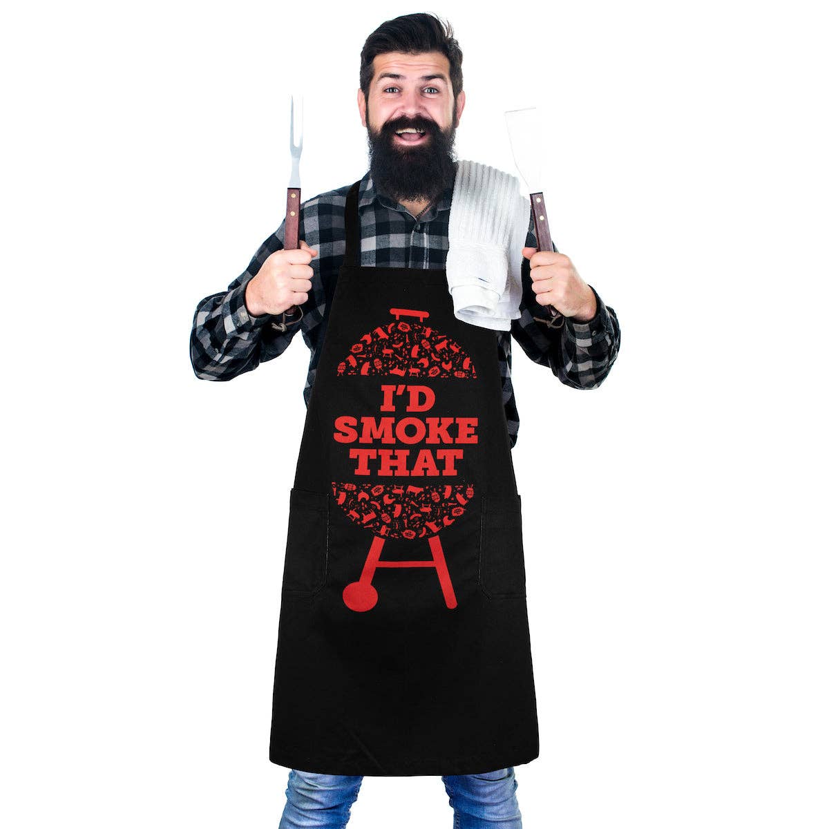 Lavley - I'd Smoke That Apron - Funny Grilling Apron