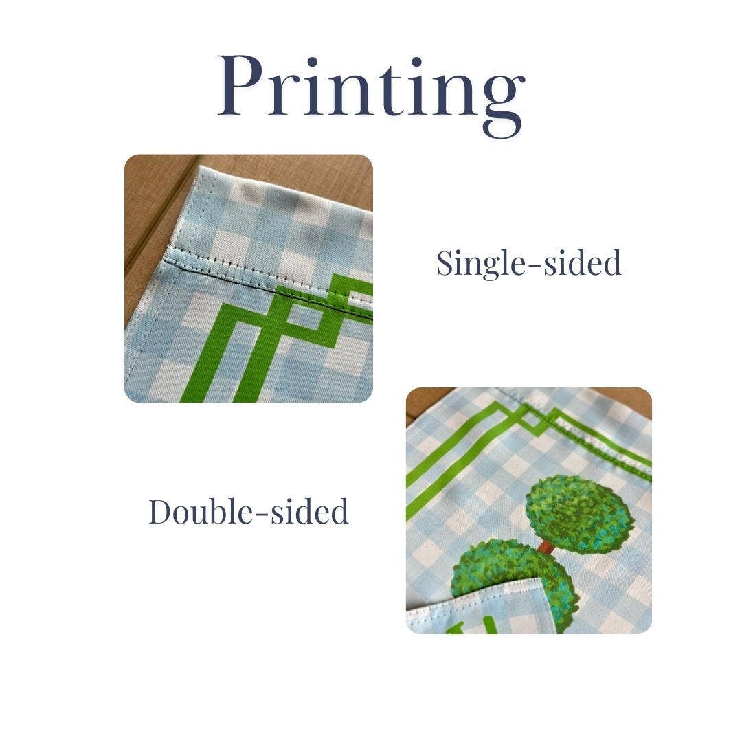 The Navy Knot - Summer Garden Flag - Welcome Front Door with Flags: 12" x 18" - Double-Sided