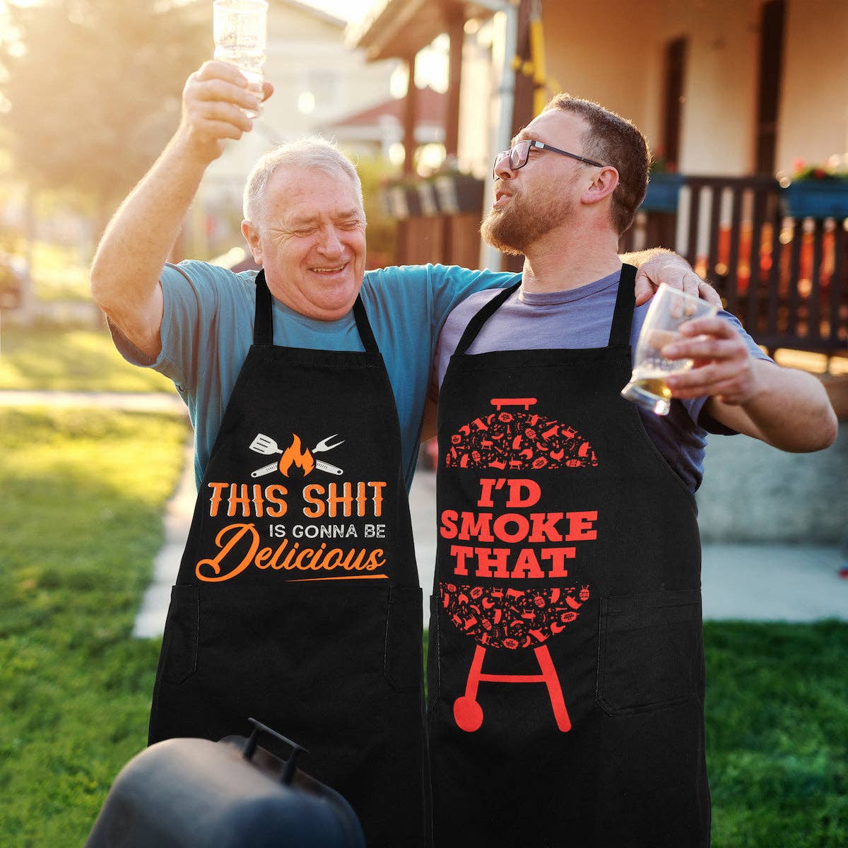 Lavley - I'd Smoke That Apron - Funny Grilling Apron
