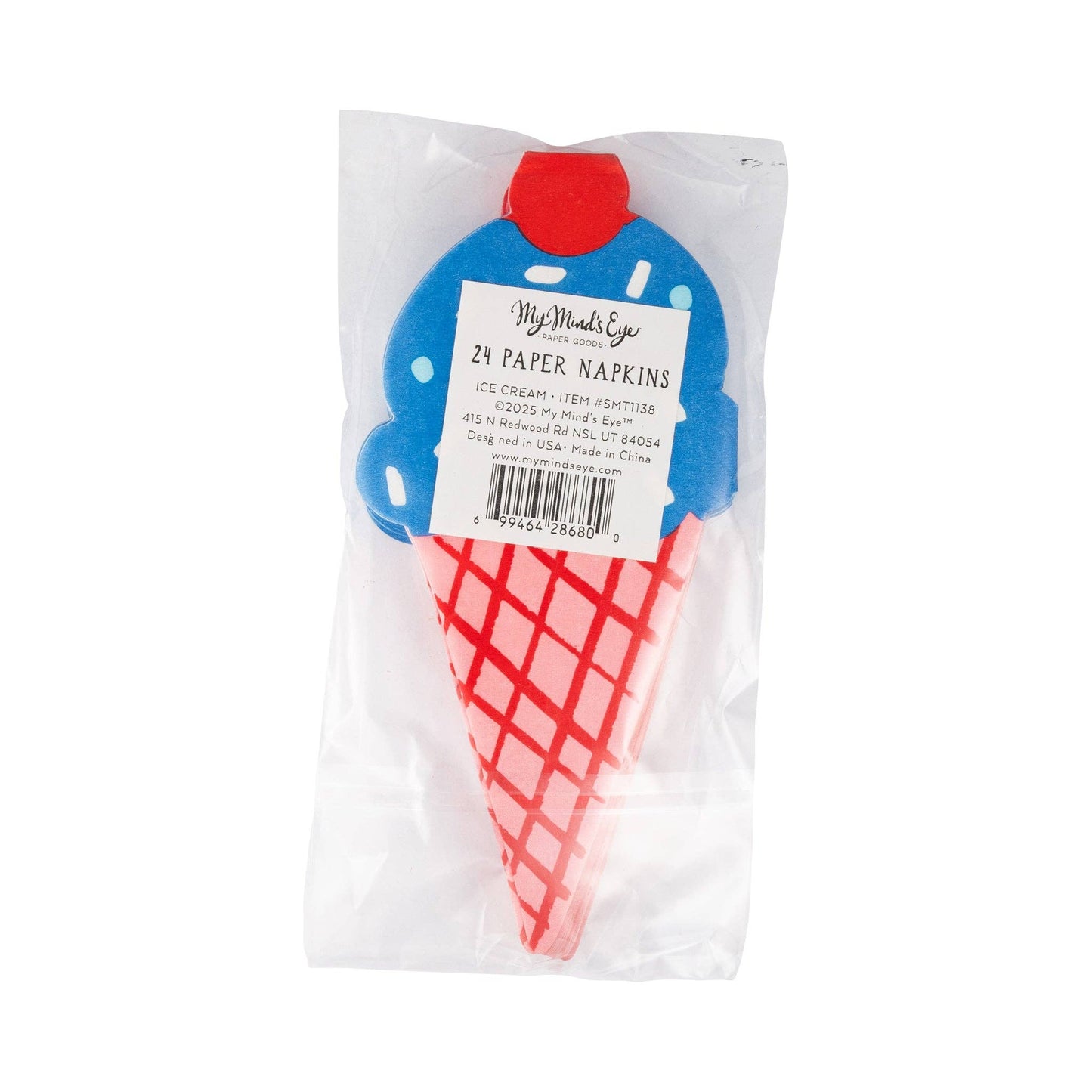 My Mind’s Eye - SMT1137 - Ice Cream Shaped Dinner Napkin