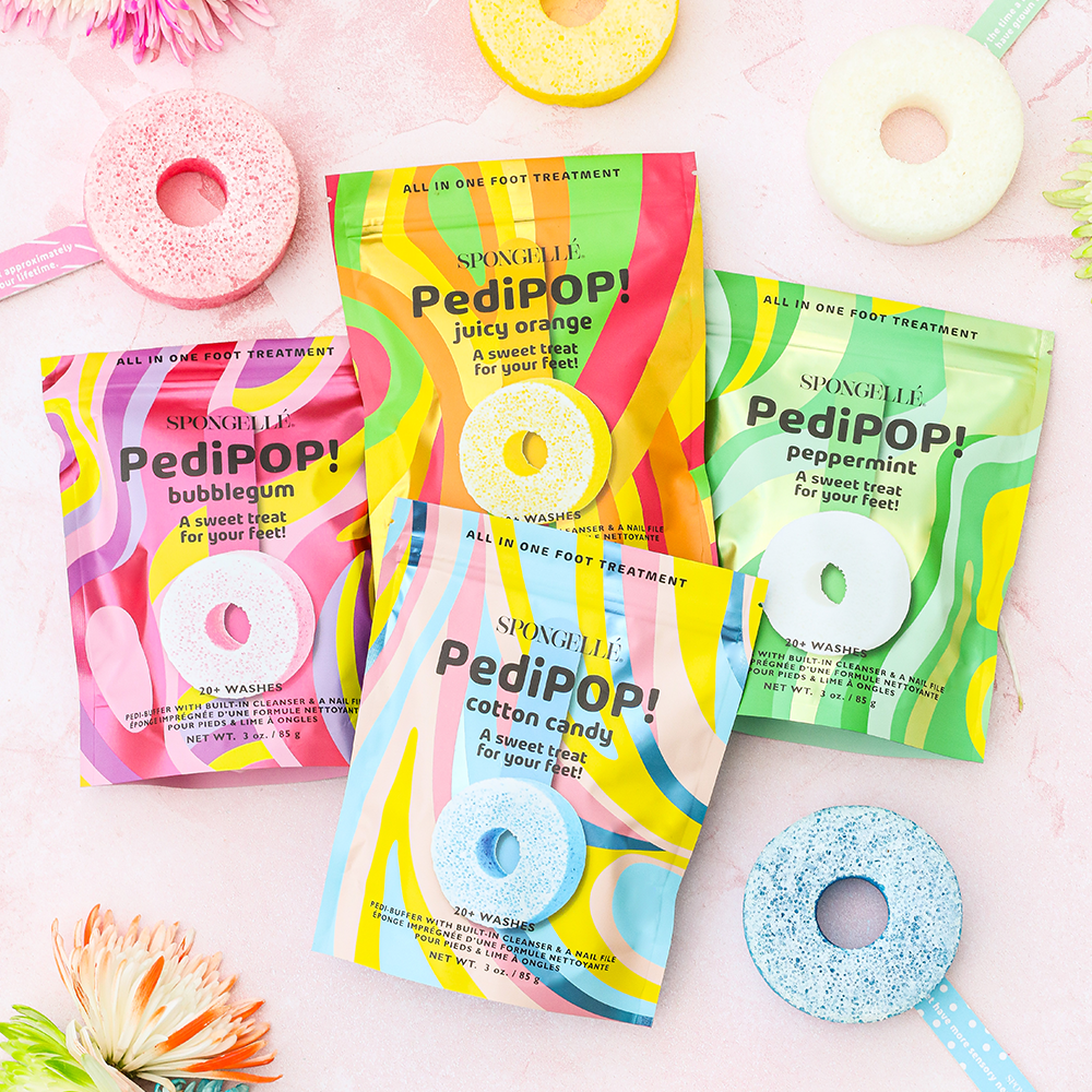 Spongellé - PediPOP Pedi Buffer & Nail File