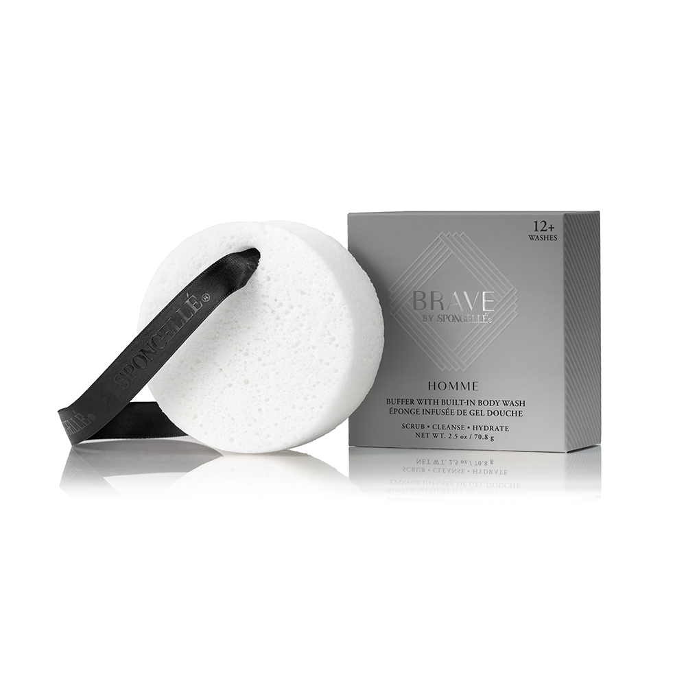 Spongellé - 12+ Men's Mini Homme Body Buffer