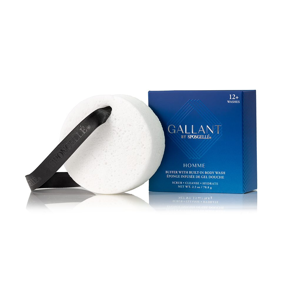 Spongellé - 12+ Men's Mini Homme Body Buffer