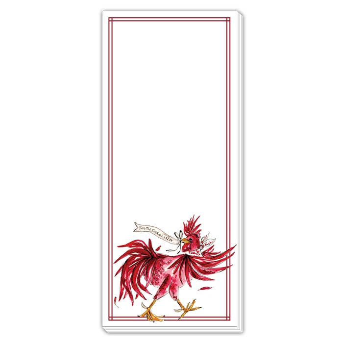 RosanneBeck Collections - Maroon & Black Gamecock Skinny Notepad