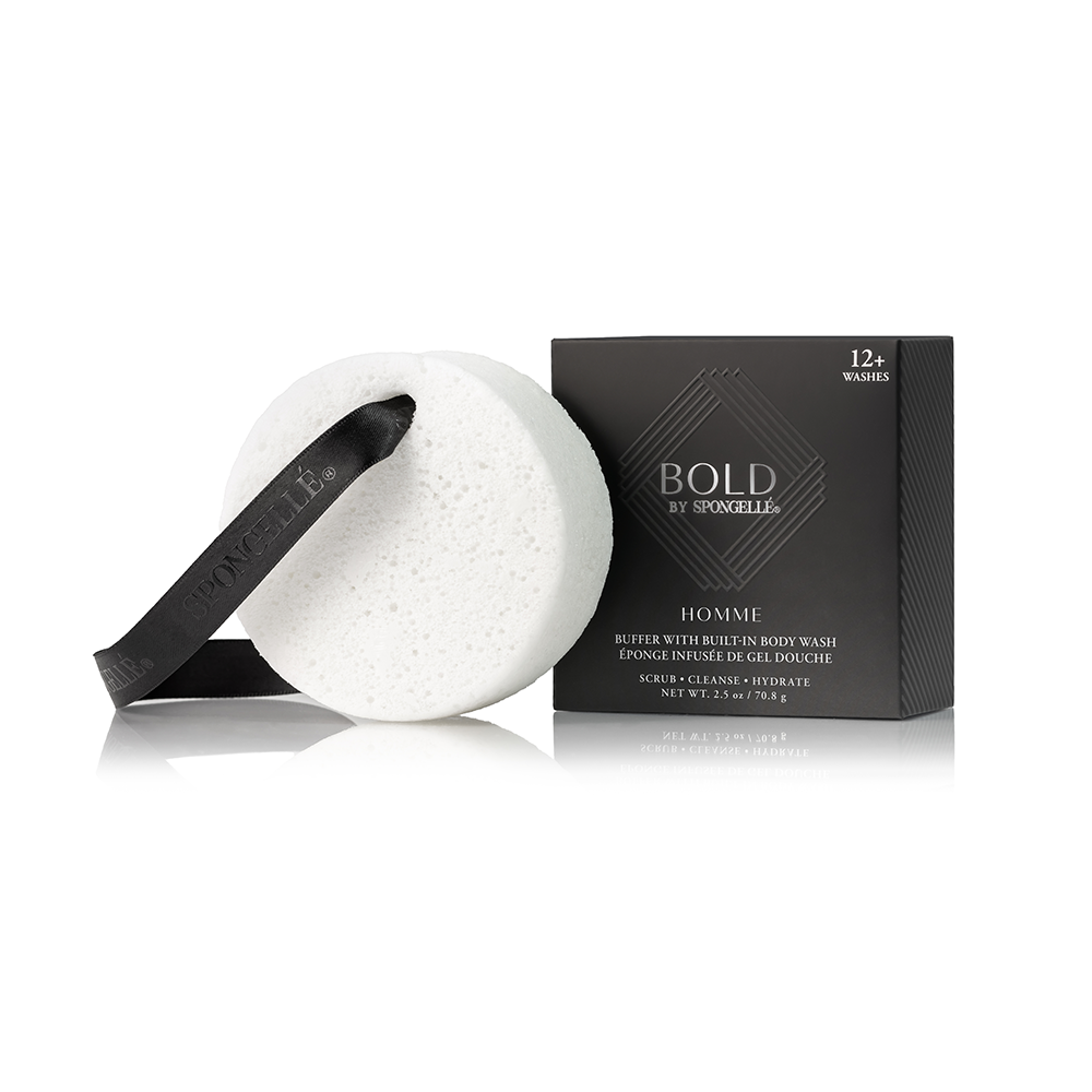 Spongellé - 12+ Men's Mini Homme Body Buffer