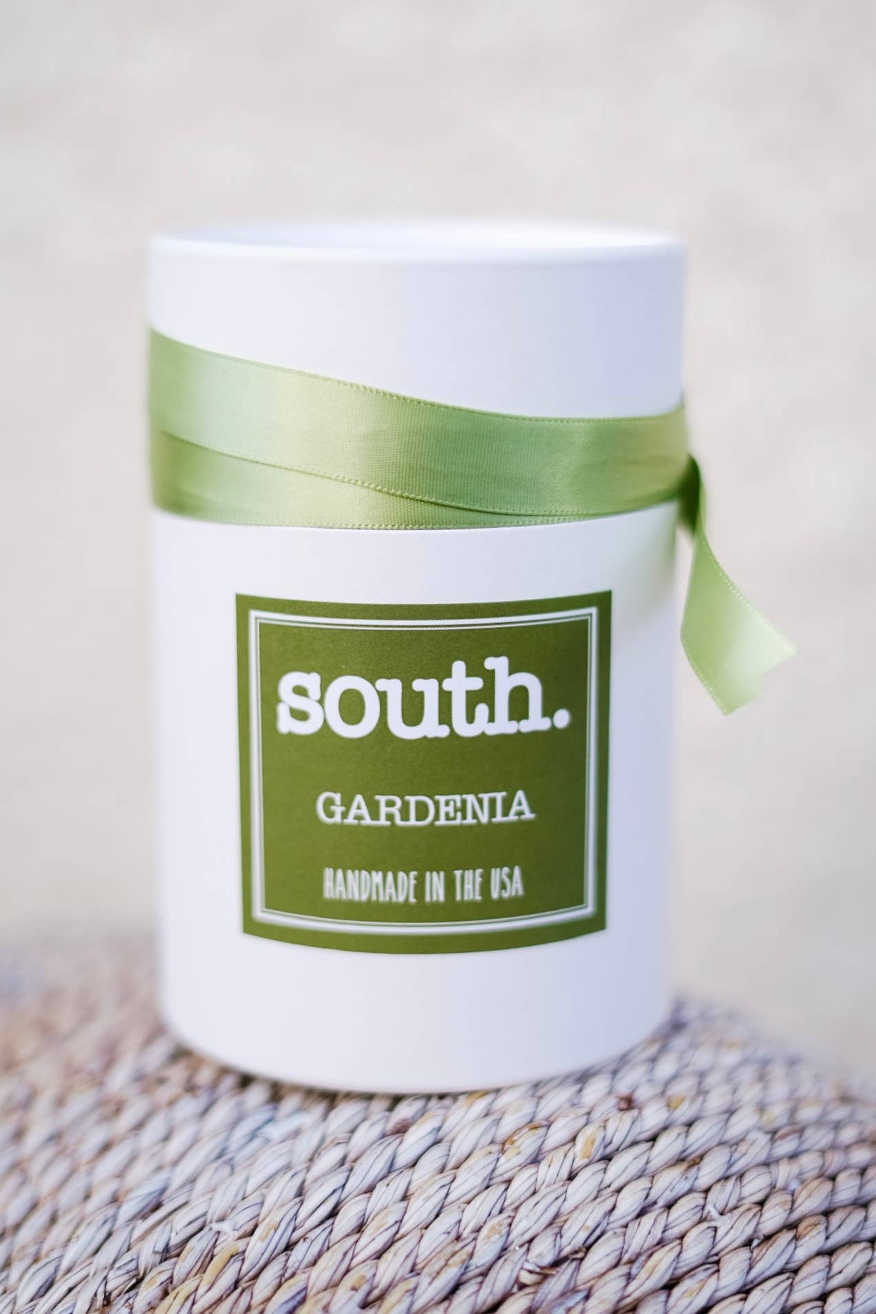 The South Candle - Gardenia Soy Wax Candle, 60-80 Hour Burn Time: Mini