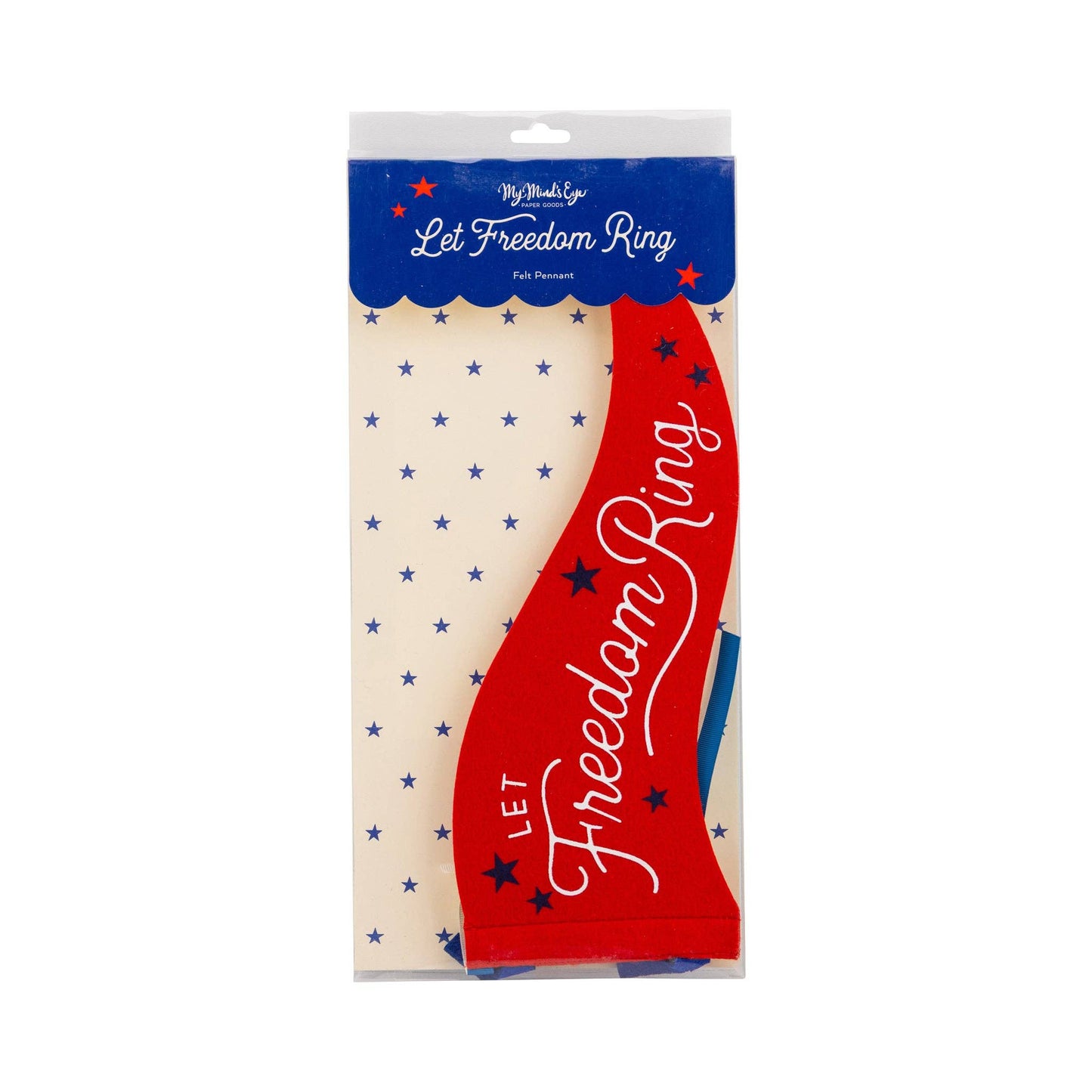 My Mind’s Eye - SSP1115 - Let Freedom Ring Felt Pennant Banner