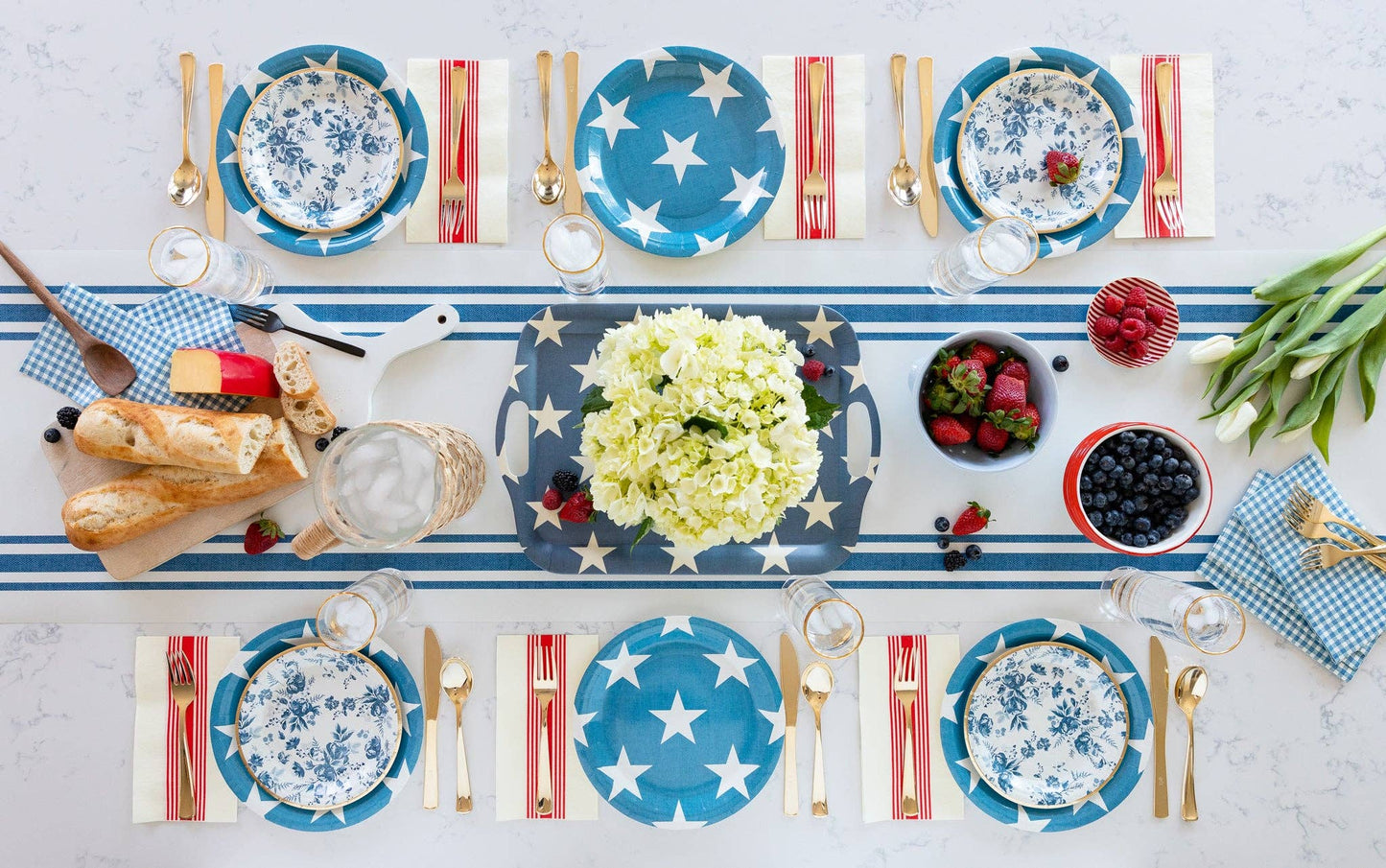 My Mind’s Eye - HAM820 - Hamptons Paper Table Runner
