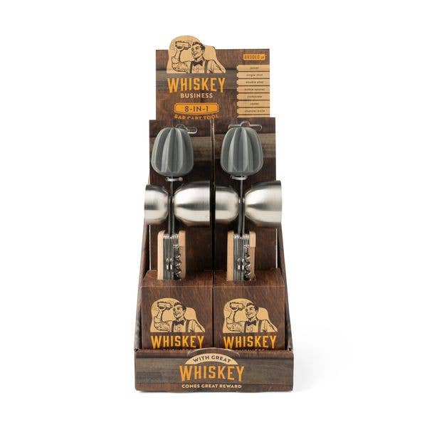 DM Merchandising - Brodeo Drive Whiskey Business 8-in-1 Bar Cart Tool