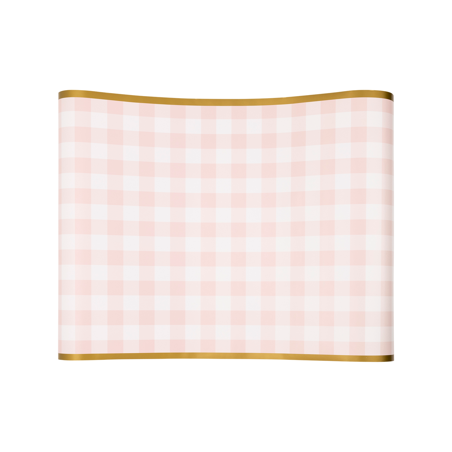 My Mind’s Eye - PLTBR178 - Pink Gingham Paper Table Runner