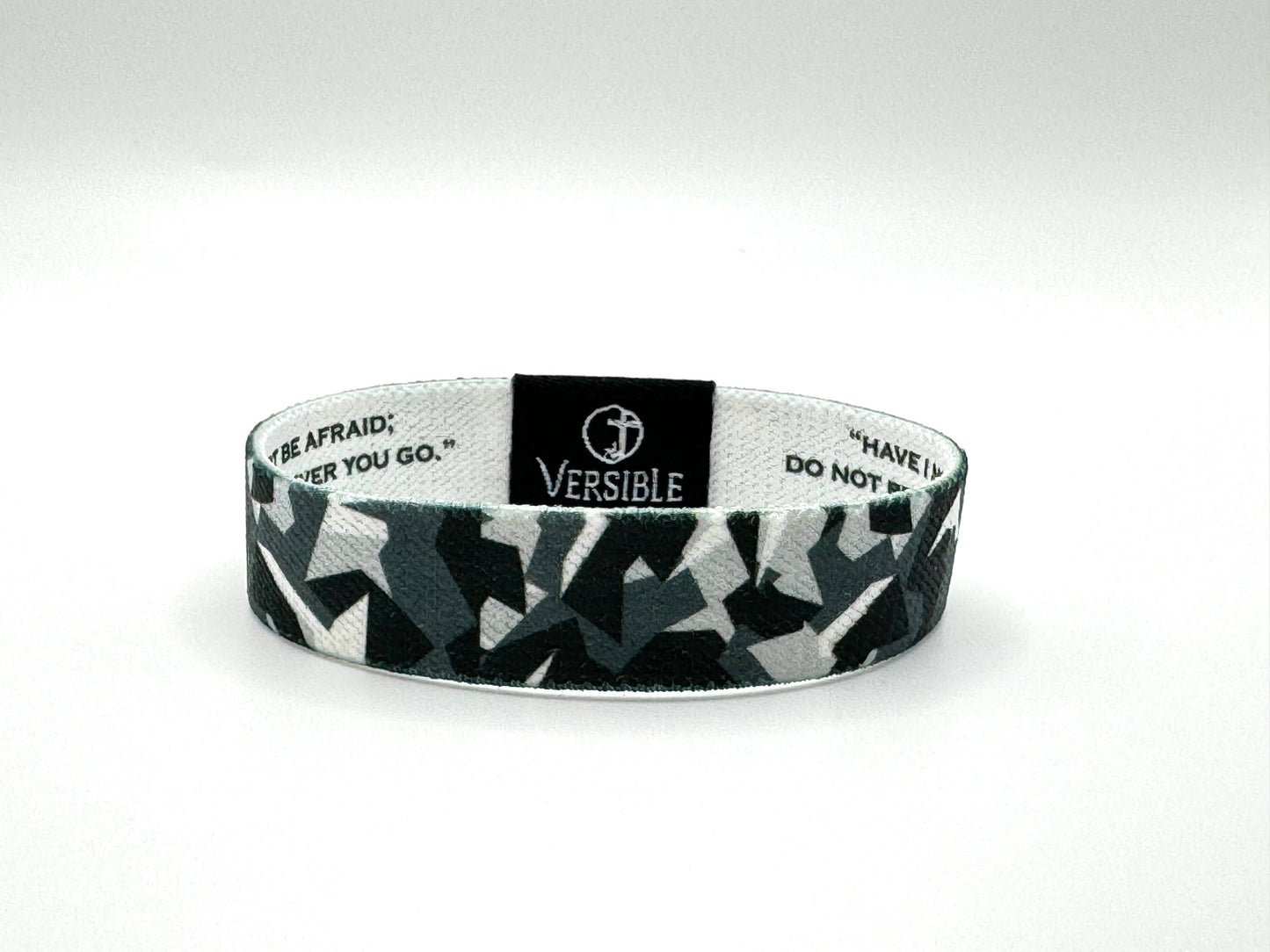Versible - Stone Camo / Joshua 1:9 Wristband: Large