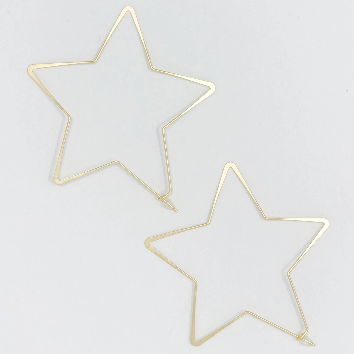 Ellison+Young - Twinkling Star Hoop Earrings