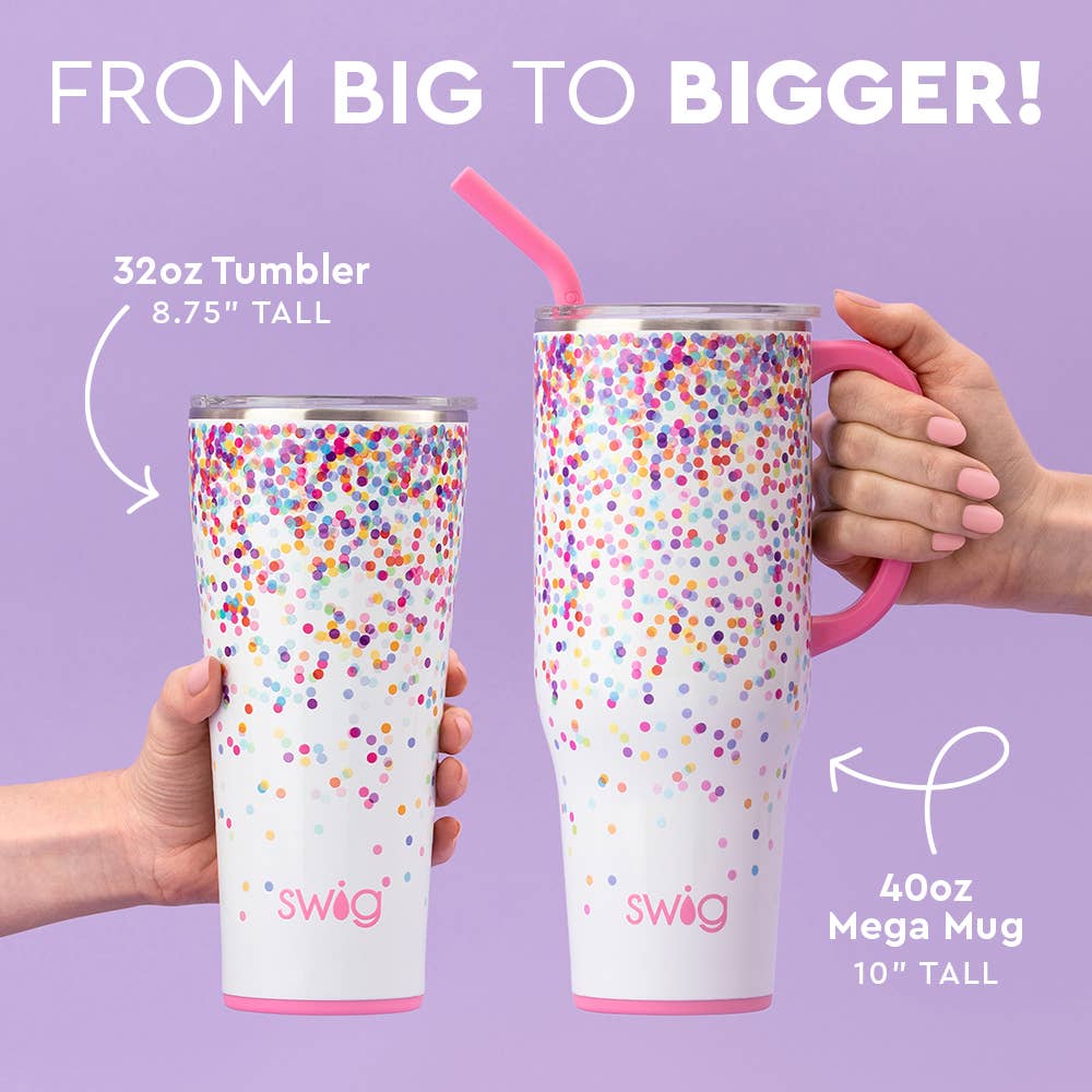 Swig Life - Shimmer Rose Gold Mega Mug (40oz)