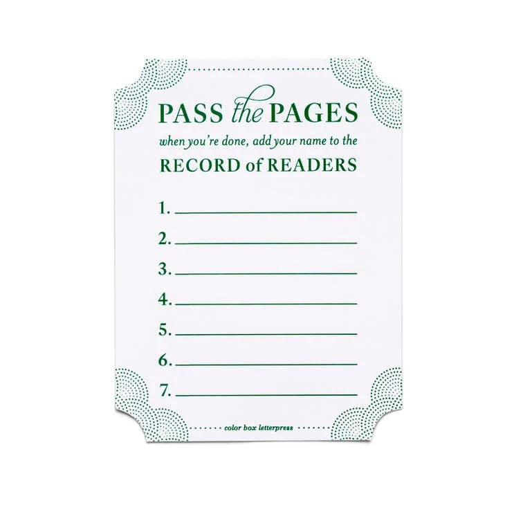 Passs the Pages Bookplate