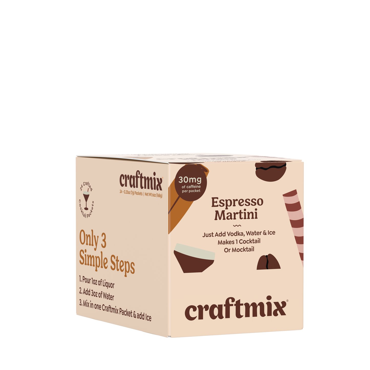 Craftmix - Espresso Martini Cocktail / Mocktail Mixer -