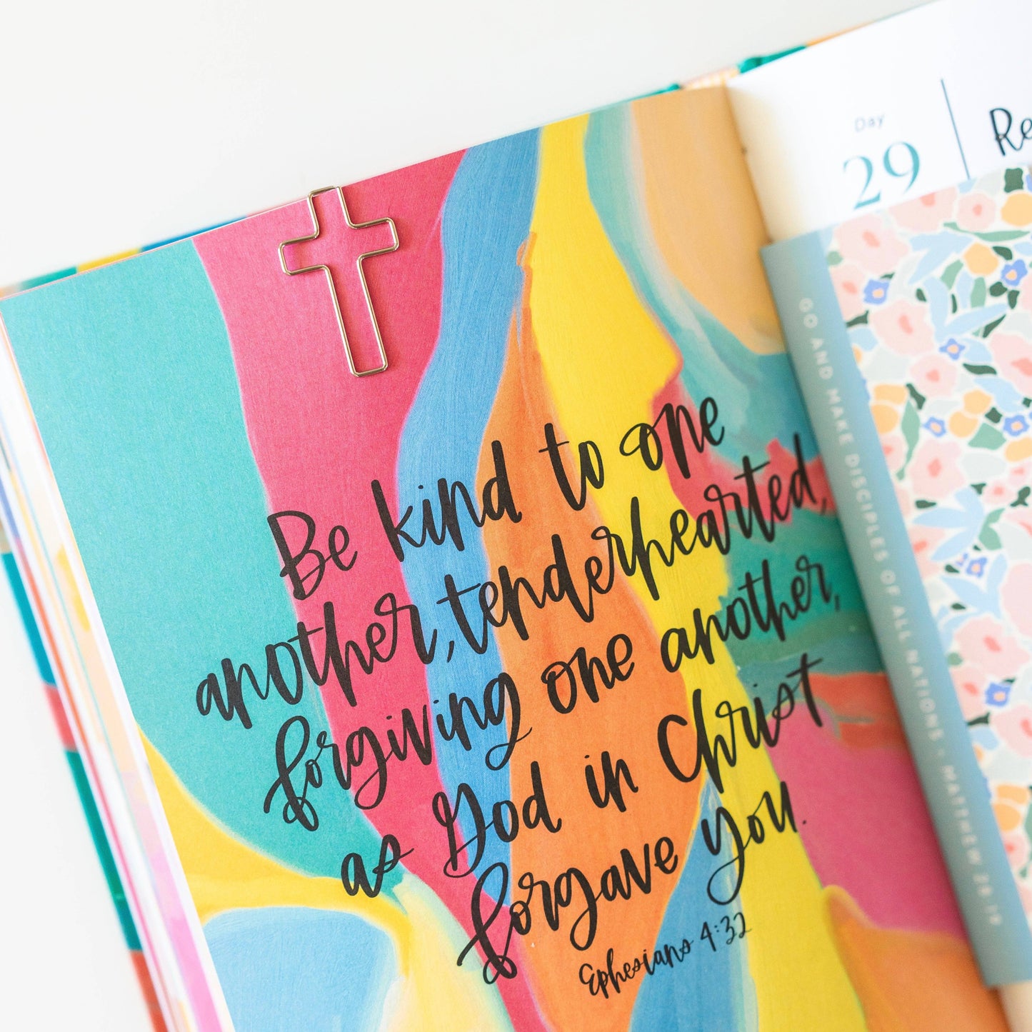 Ryan & Rose - Bookmark + Cross Paper Clips: Bookmark + Cross Paper Clips