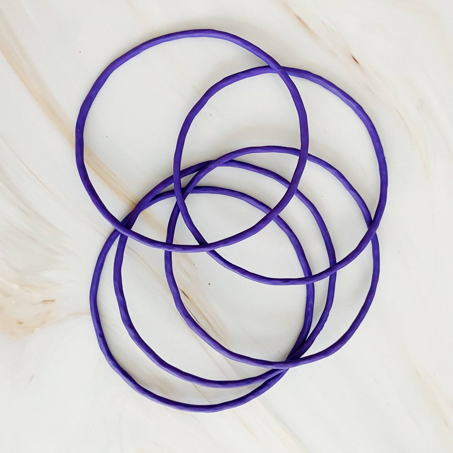 Ellison+Young - Color Of Your Game Slim Bangle Set Of 5: Blue