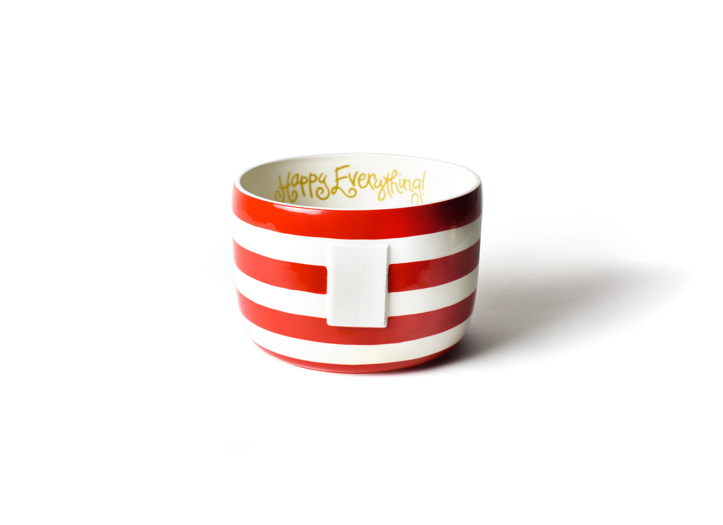 Red Stripe Happy Everything Big Bowl