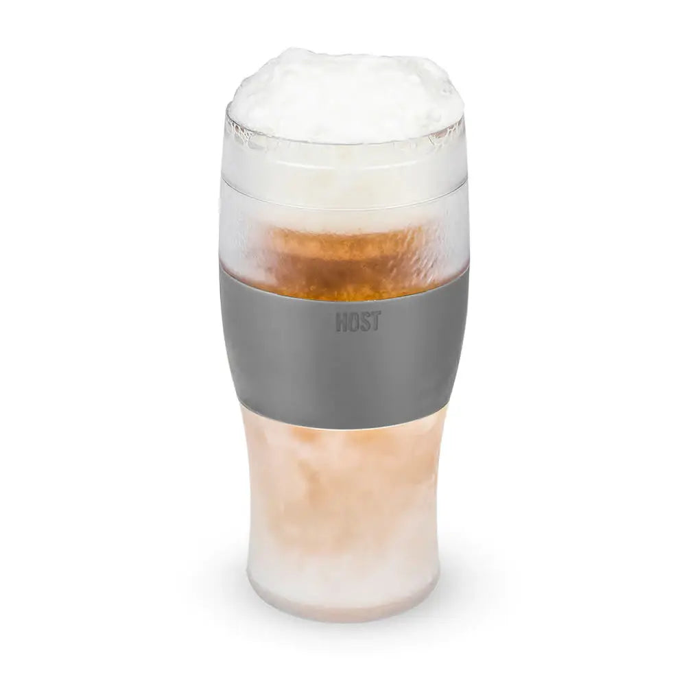 HOST - Beer FREEZE™ Cooling Cup Insulated w/ Cooling Gel - Gray