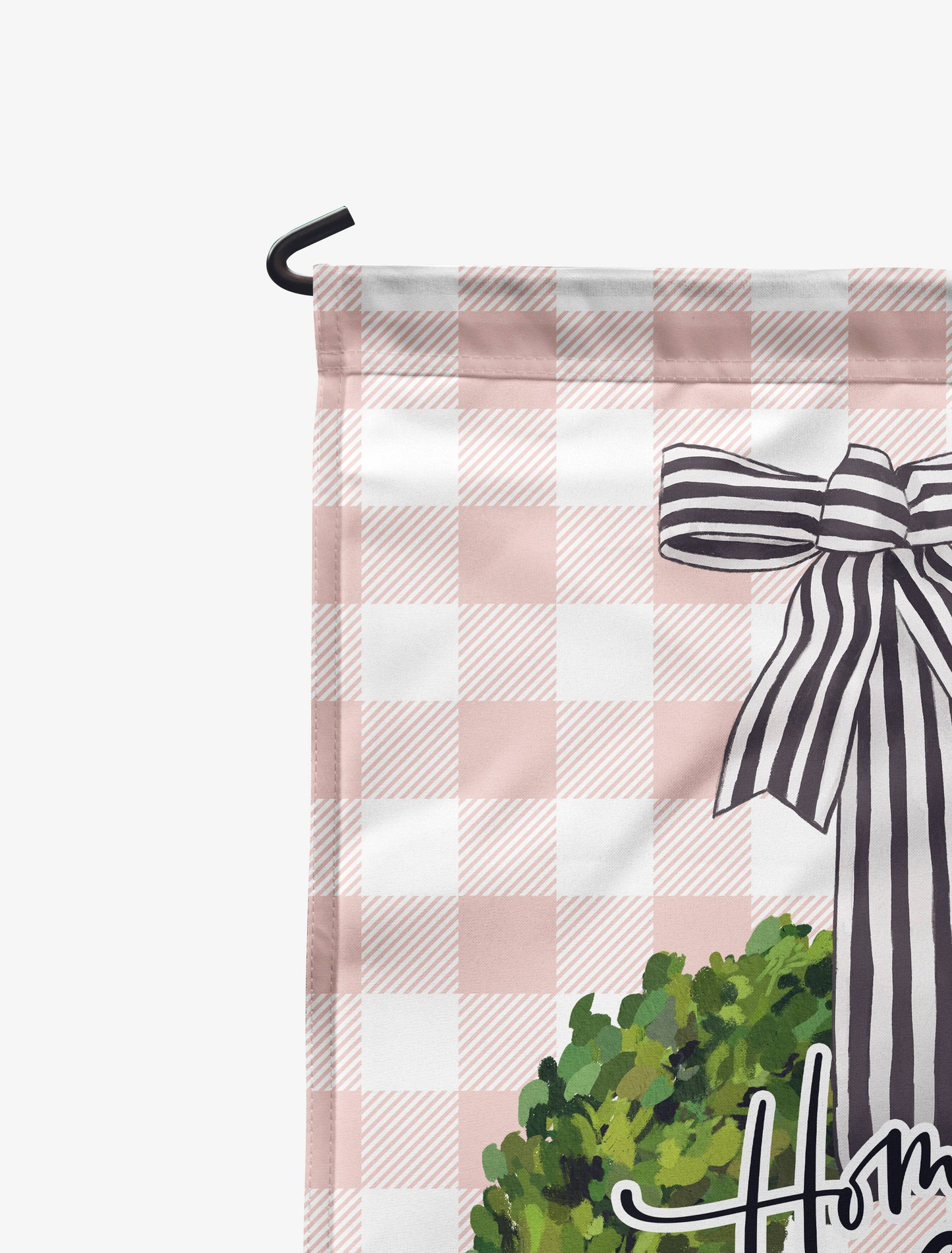 Garden Flag - Welcome Topiary: 12" x 18" - Double-Sided