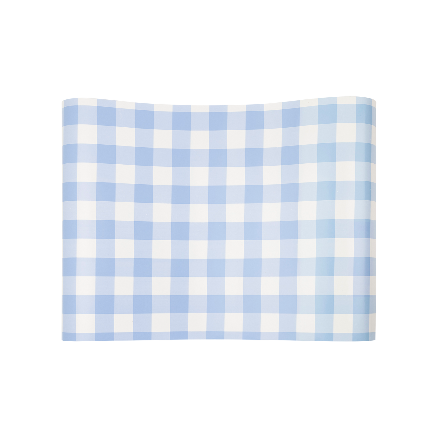 My Mind’s Eye - PLTBR172 - Blue Gingham Paper Table Runner