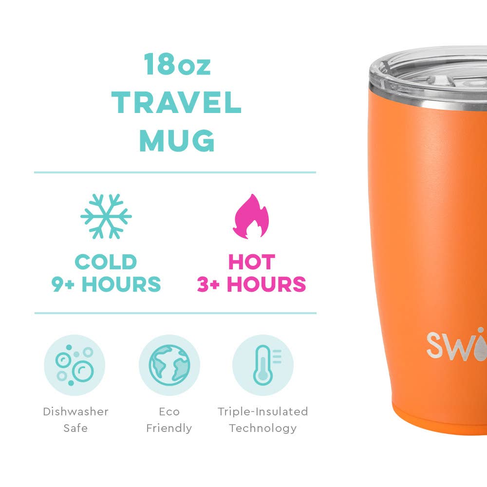 Swig Life - Orange Travel Mug (18oz)