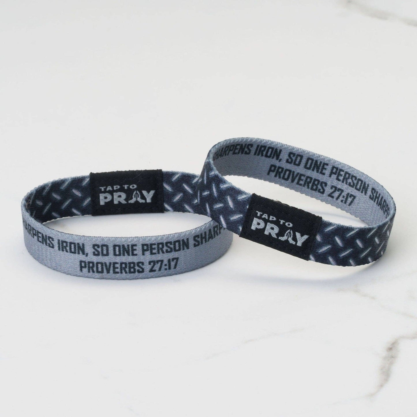 Versible - Tap To Pray® Wristband – Iron Sharpens Iron: Large