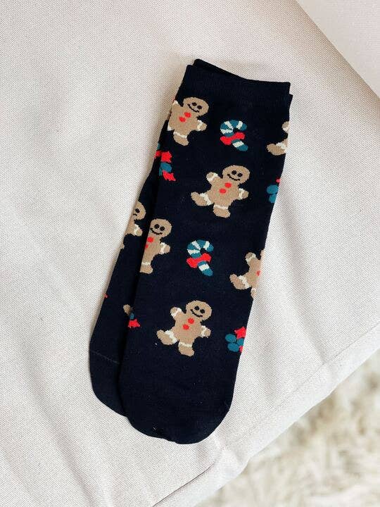 Christmas Printed Crew Socks