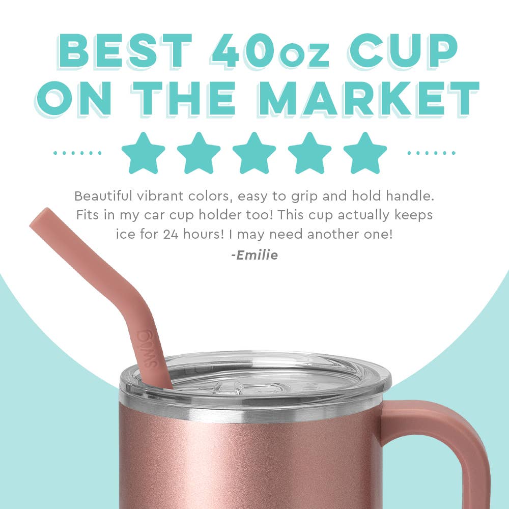 Swig Life - Shimmer Rose Gold Mega Mug (40oz)