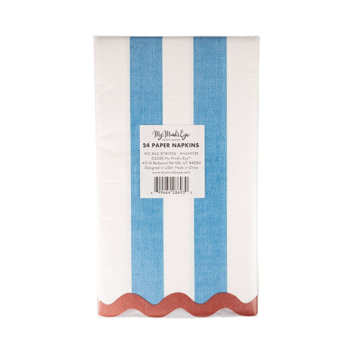 My Mind’s Eye - HAM1139 - Hamptons Stripes Dinner Napkin