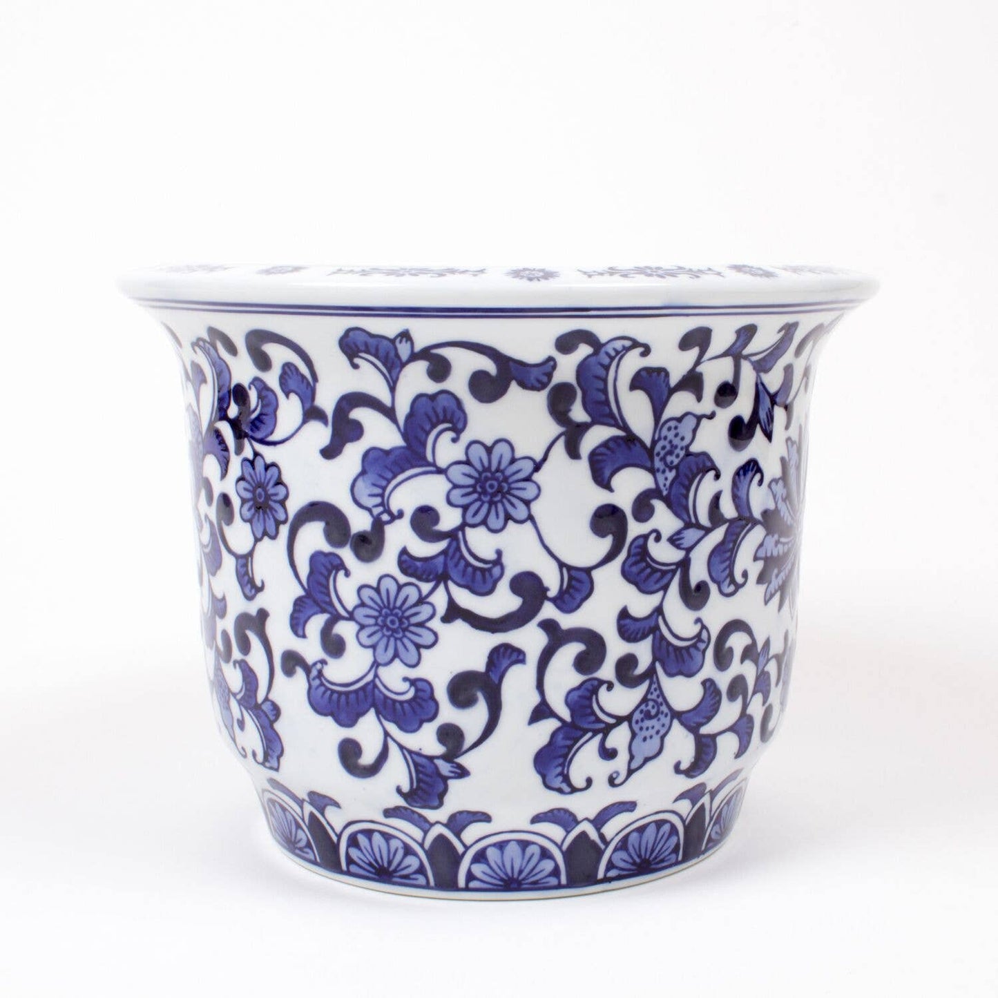 8 Oak Lane - Blue Chinoiserie Planter - Small