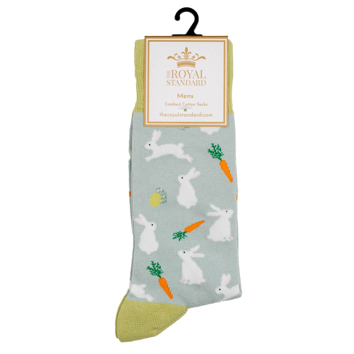 The Royal Standard - Men's Hopper Bunny Socks Light Blue/Light Green/Multi One Size