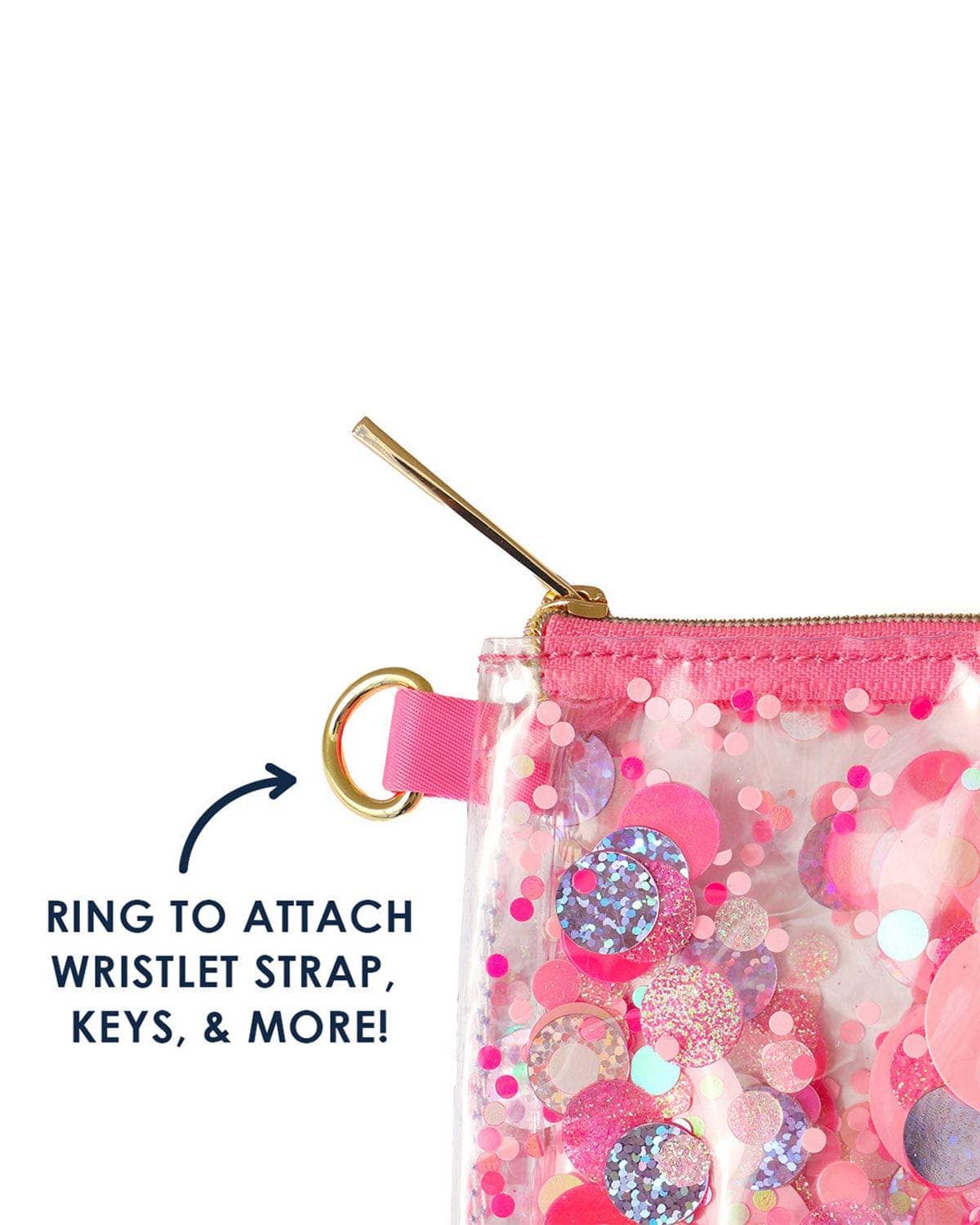 Packed Party - Pink Party Confetti Everything Pouch