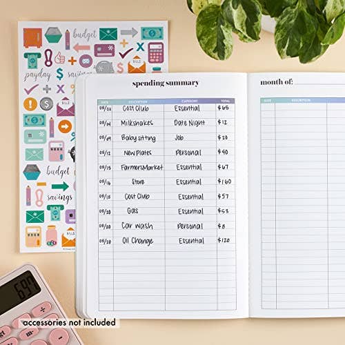 Erin Condren Design - Budget Book Petite Planner - Colorblends 2023