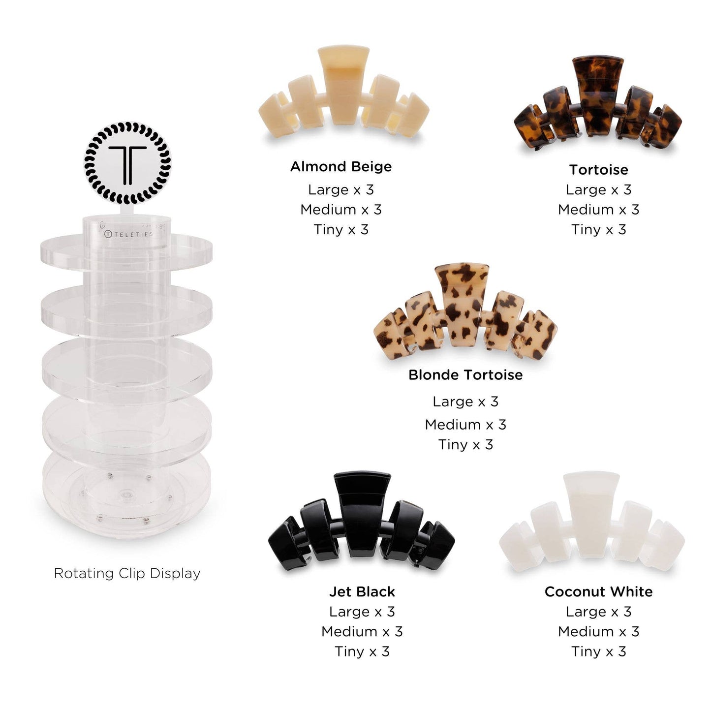 TELETIES - Hair Clip