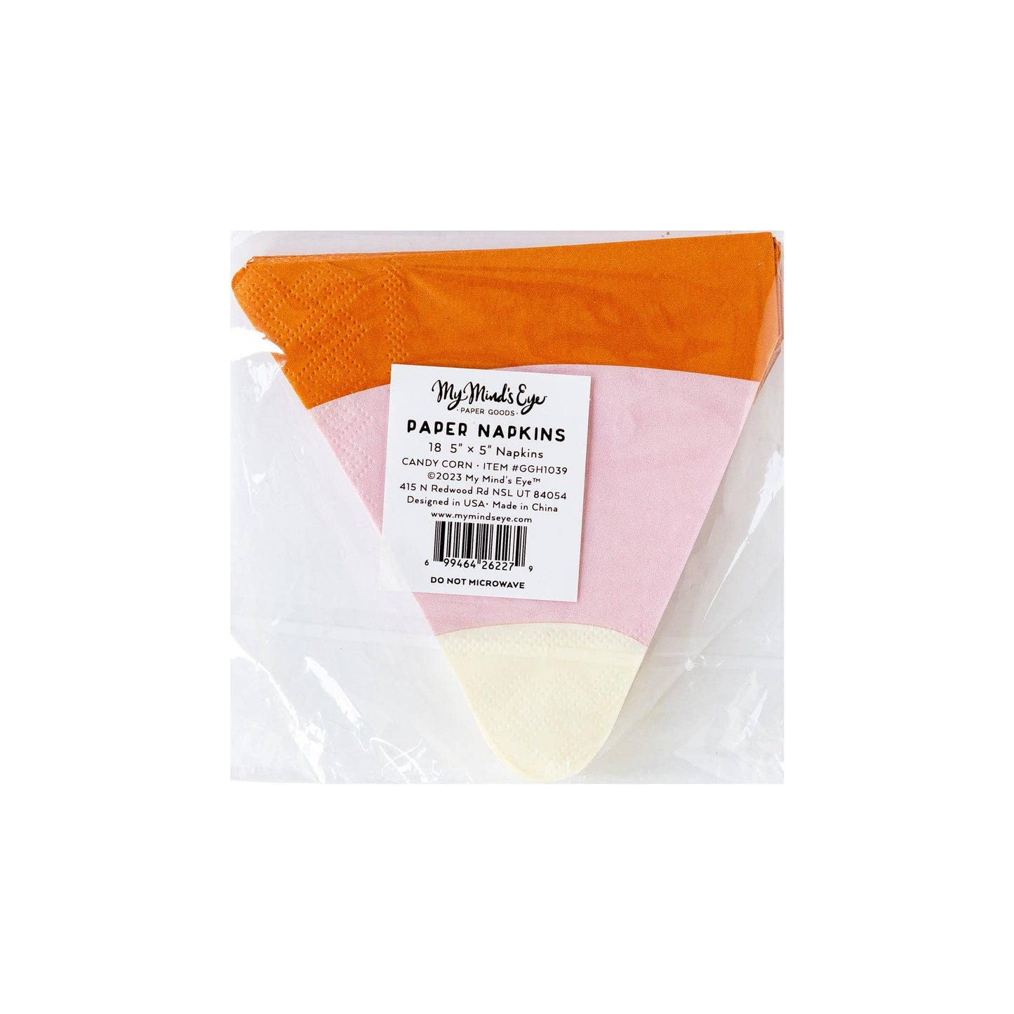 My Mind’s Eye - Ghoul Gang Candy Corn Cocktail Napkin