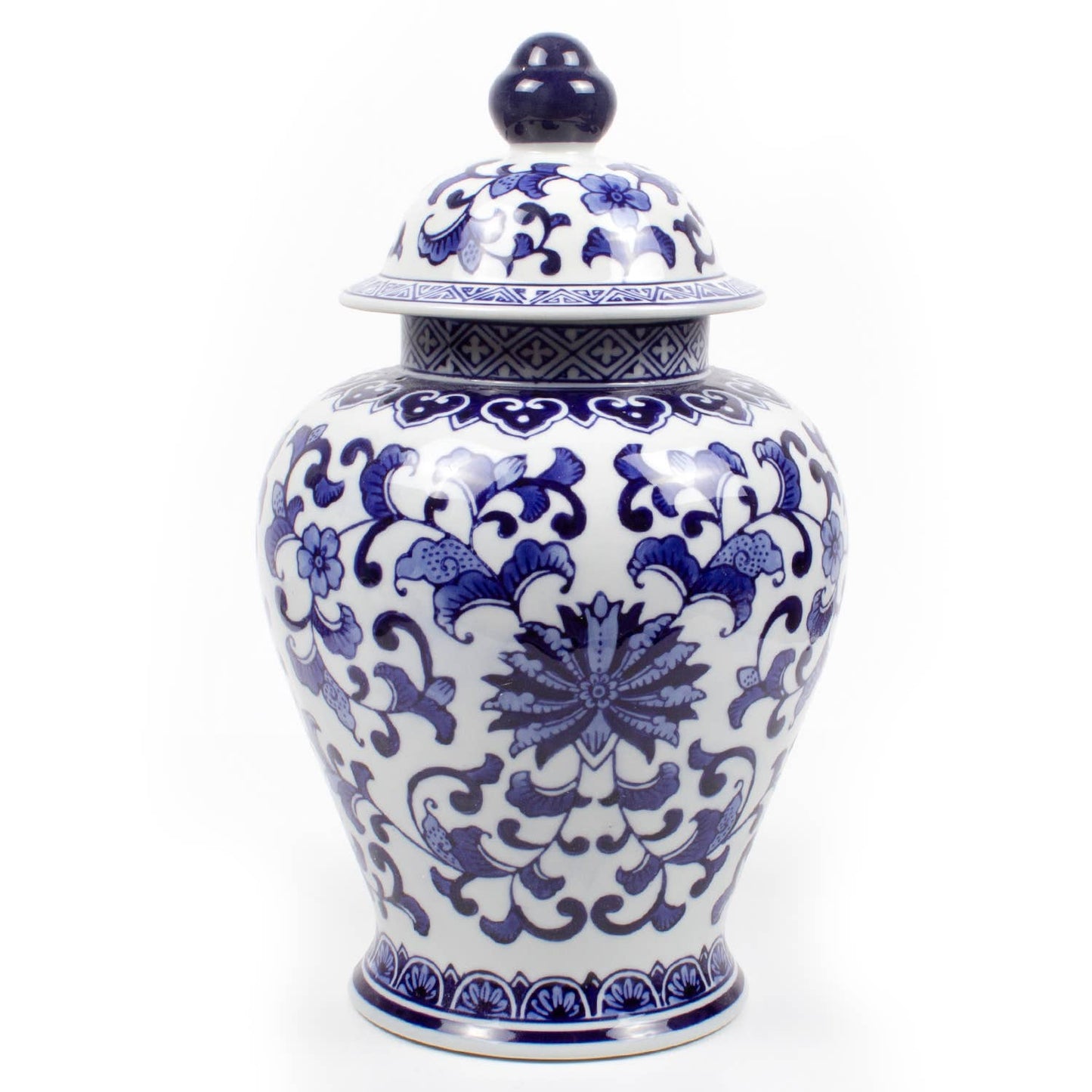 8 Oak Lane - Blue Chinoiserie Ginger Jar - Extra Large