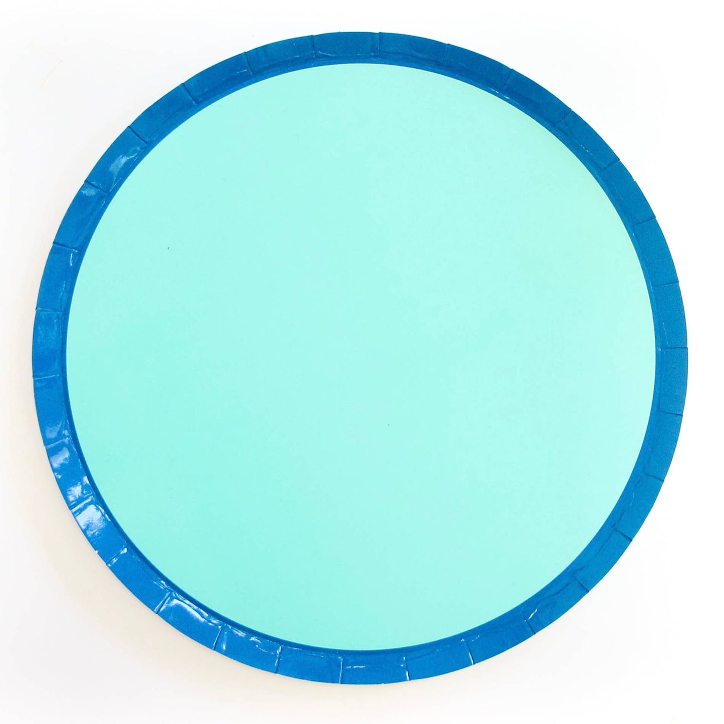 Kailo Chic - Blue and Navy color blocked paper plates