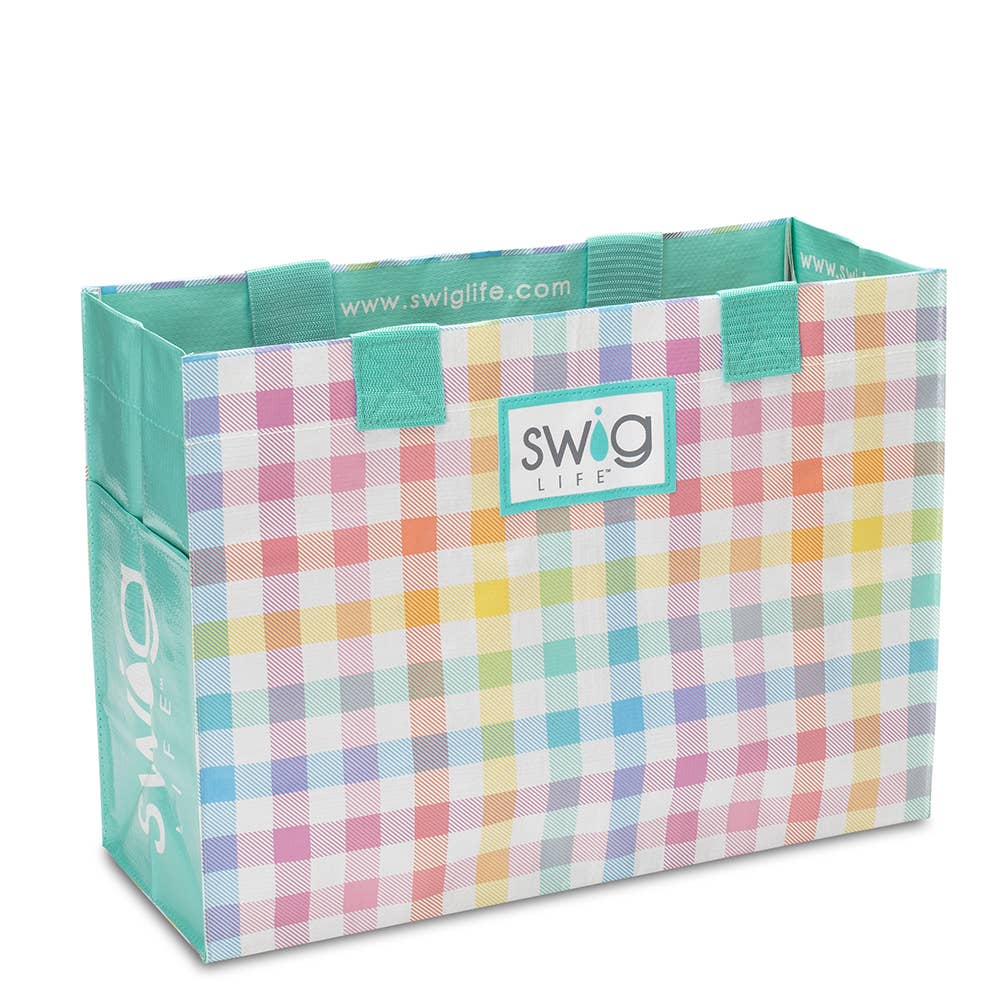 Swig Life - Pretty In Plaid Laminated Tote