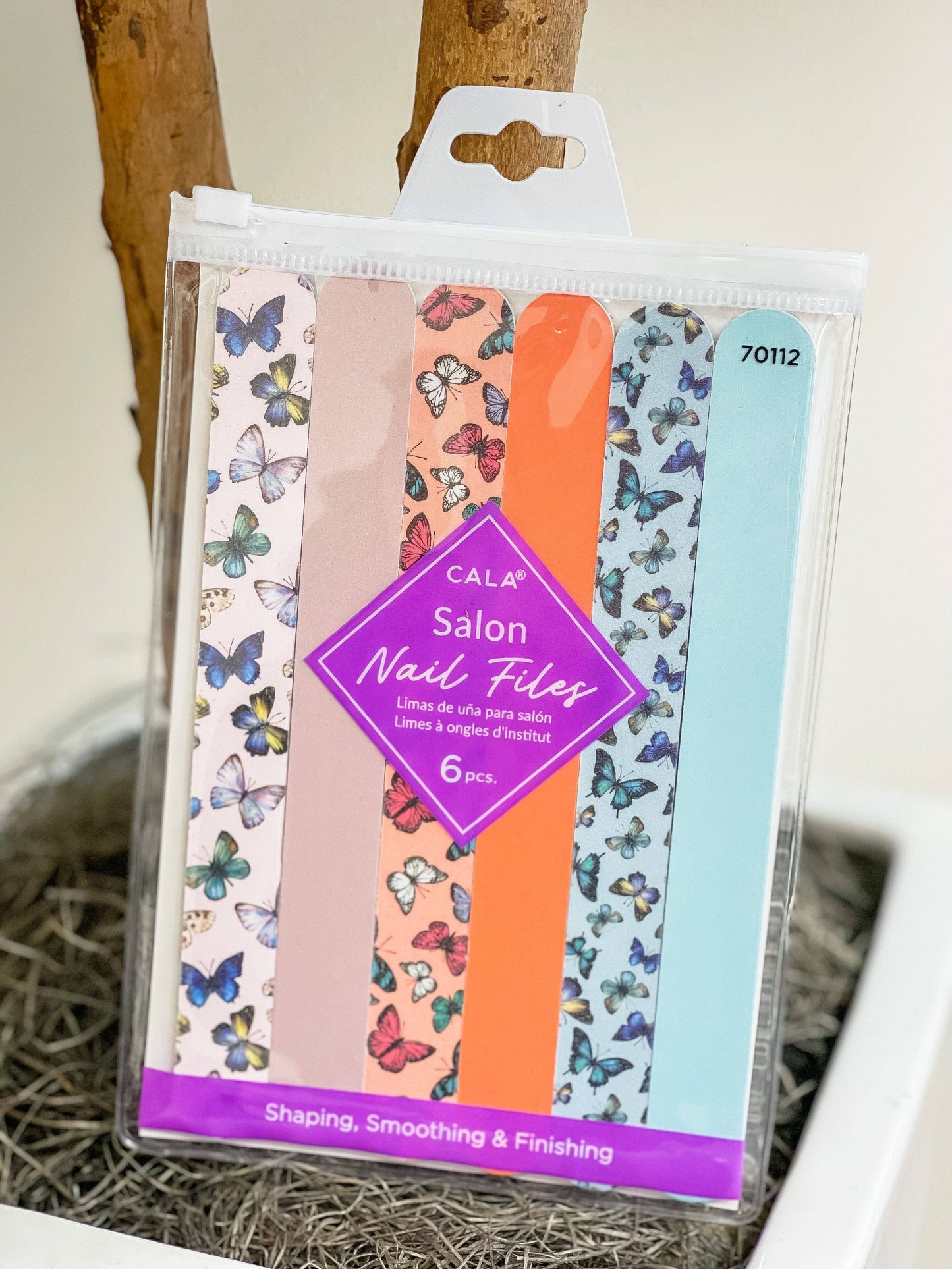 Prep Obsessed Wholesale - 6PC Nail File Set - Butterflies