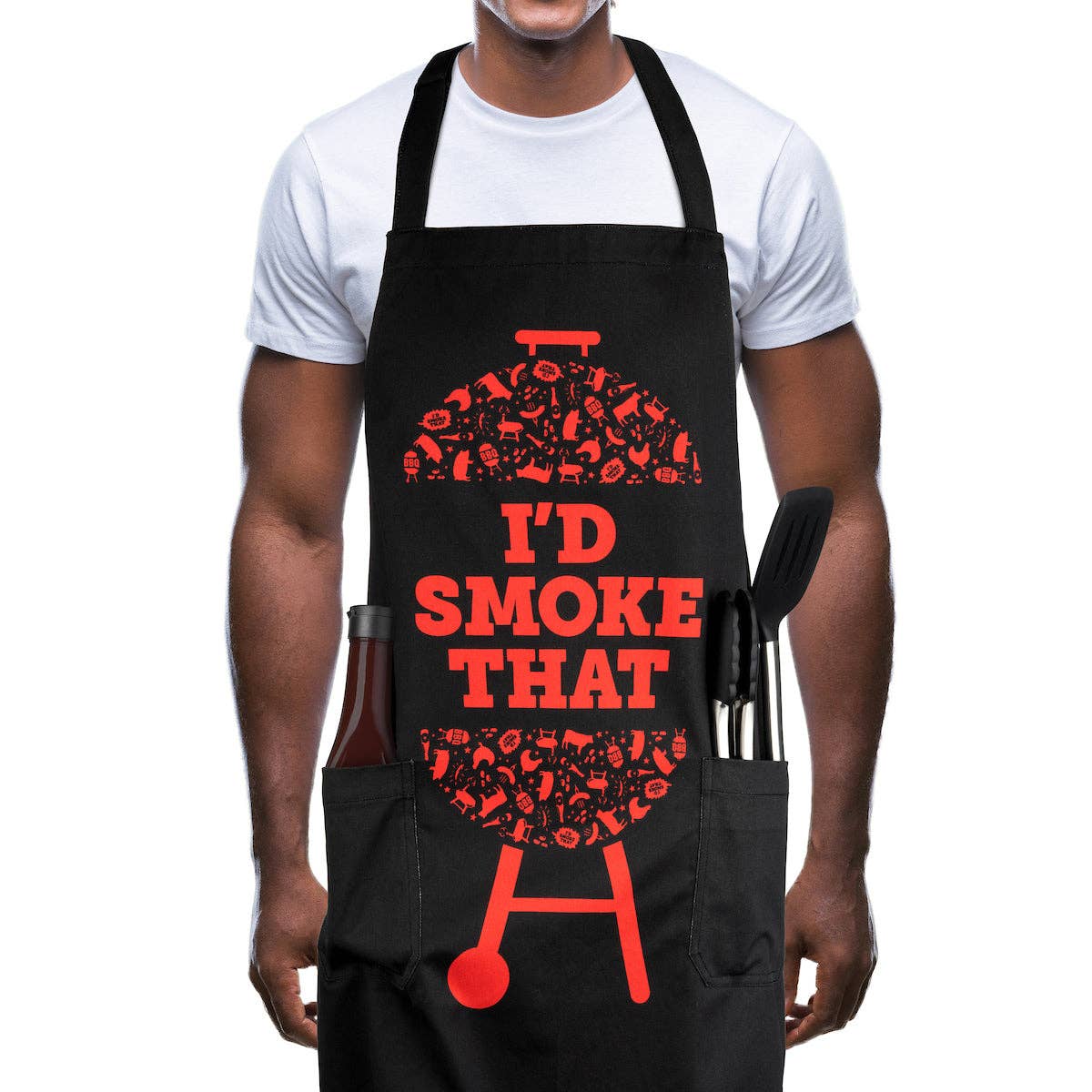 Lavley - I'd Smoke That Apron - Funny Grilling Apron