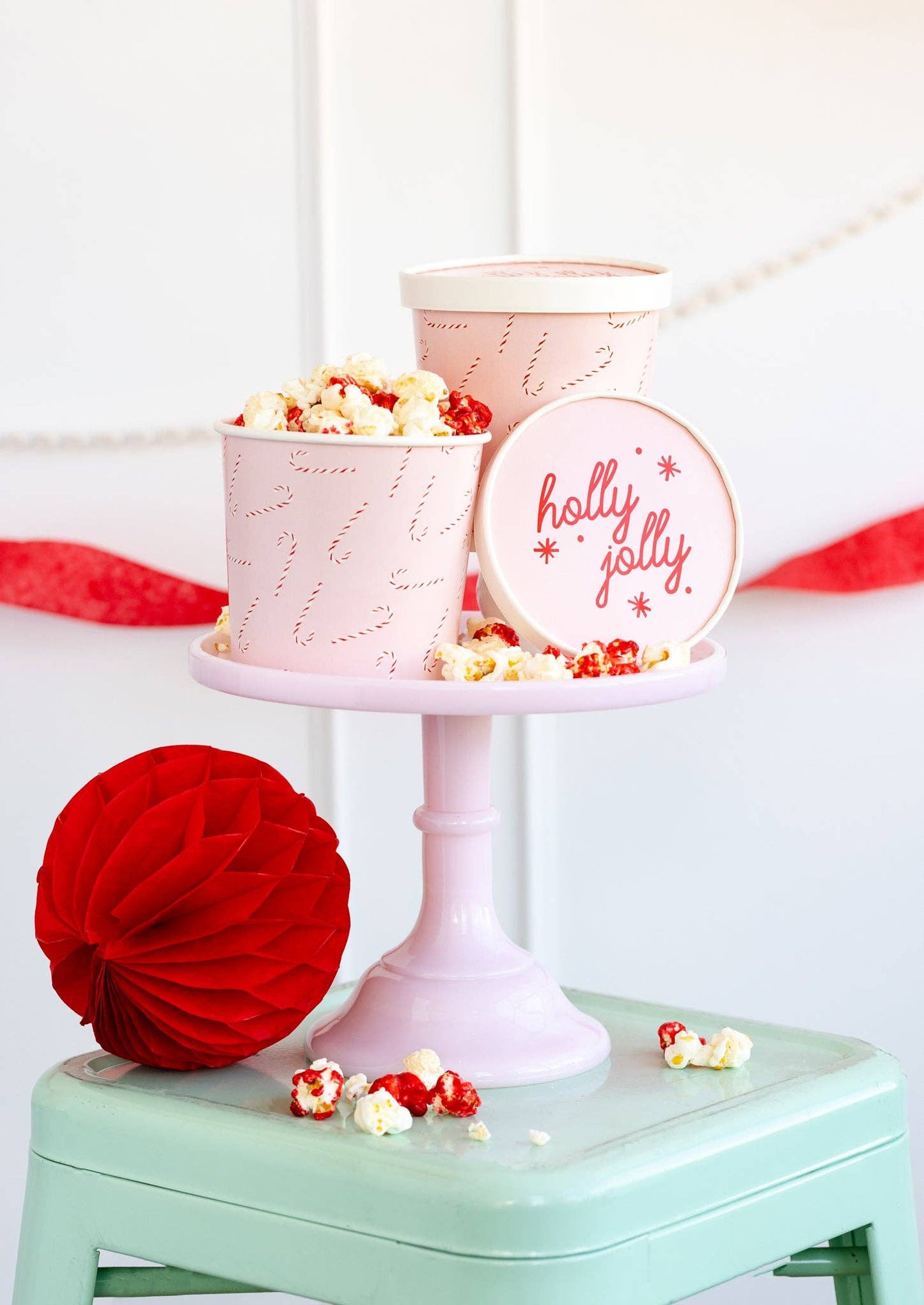 My Mind’s Eye - Whimsy Santa Scattered Candy Cane Treat Cup
