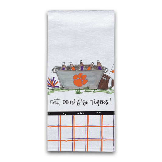 Clemson Eat Drink Handtowel