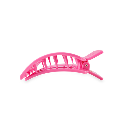 TELETIES - Paradise Pink Medium Flat Square Hair Clip