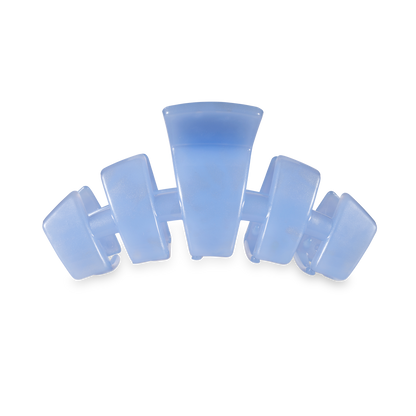 TELETIES - Classic Hair Clip | Medium | Blue Lagoon
